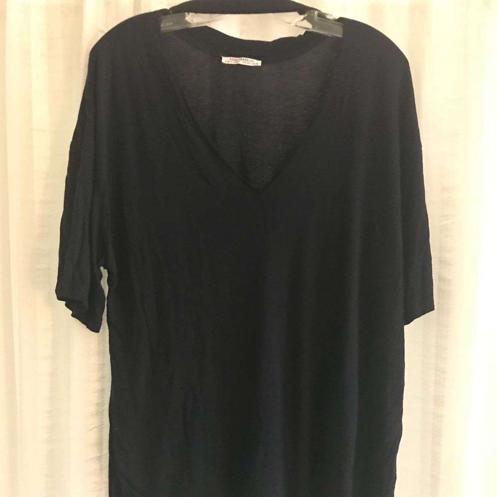 Oversized Navy Tee